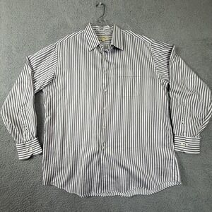 Tommy Bahama Mens Striped Button Down Long Sleeve Shirt Size 16.5‎ 34/35